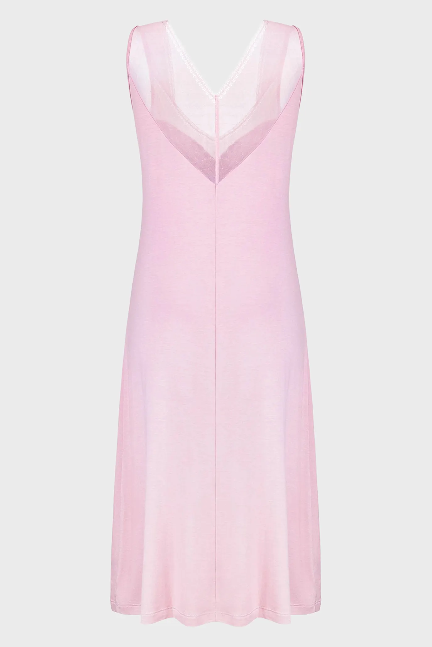 Жіноча рожева нічна сорочка 2