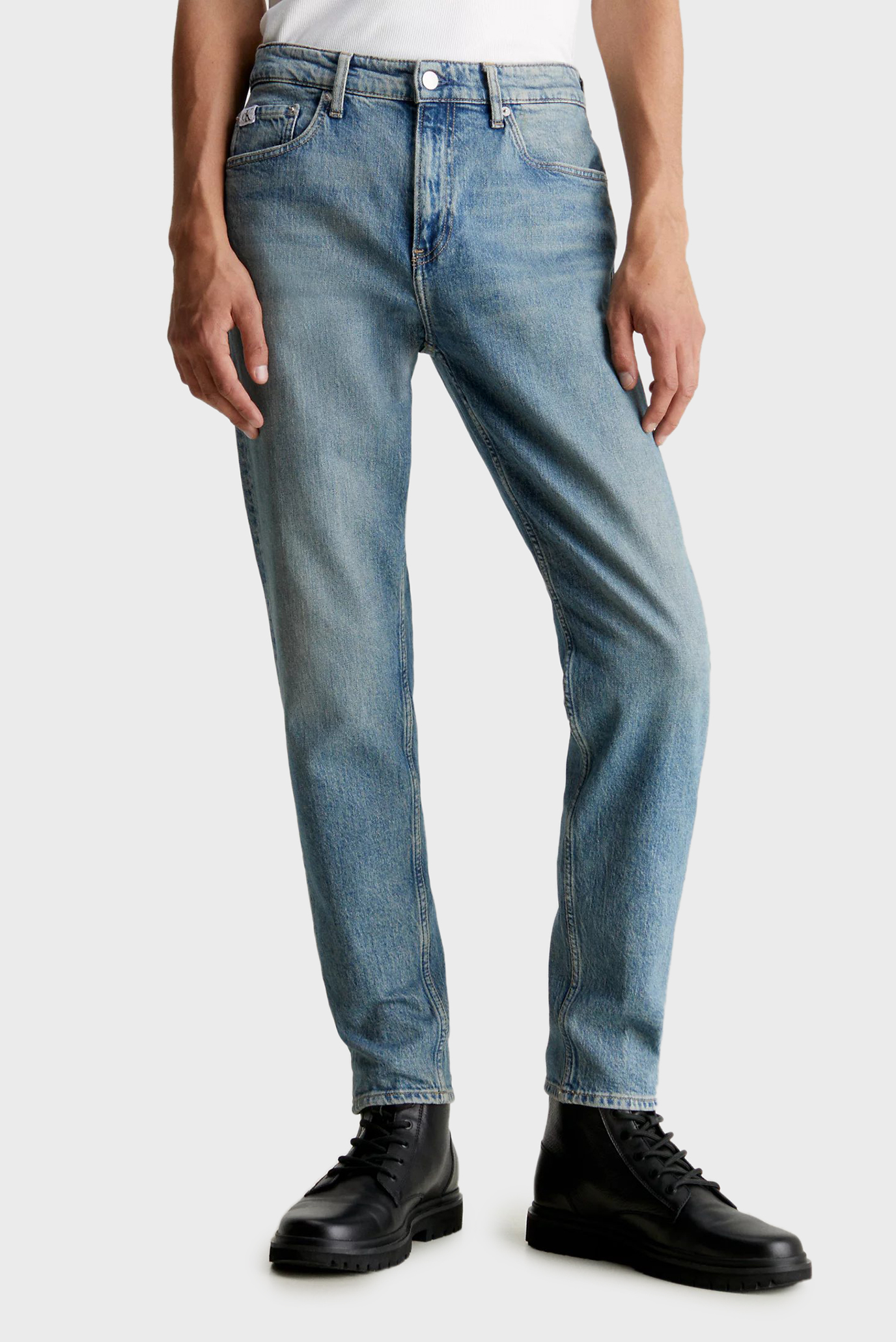 Чоловічі блакитні джинси REGULAR TAPER 1