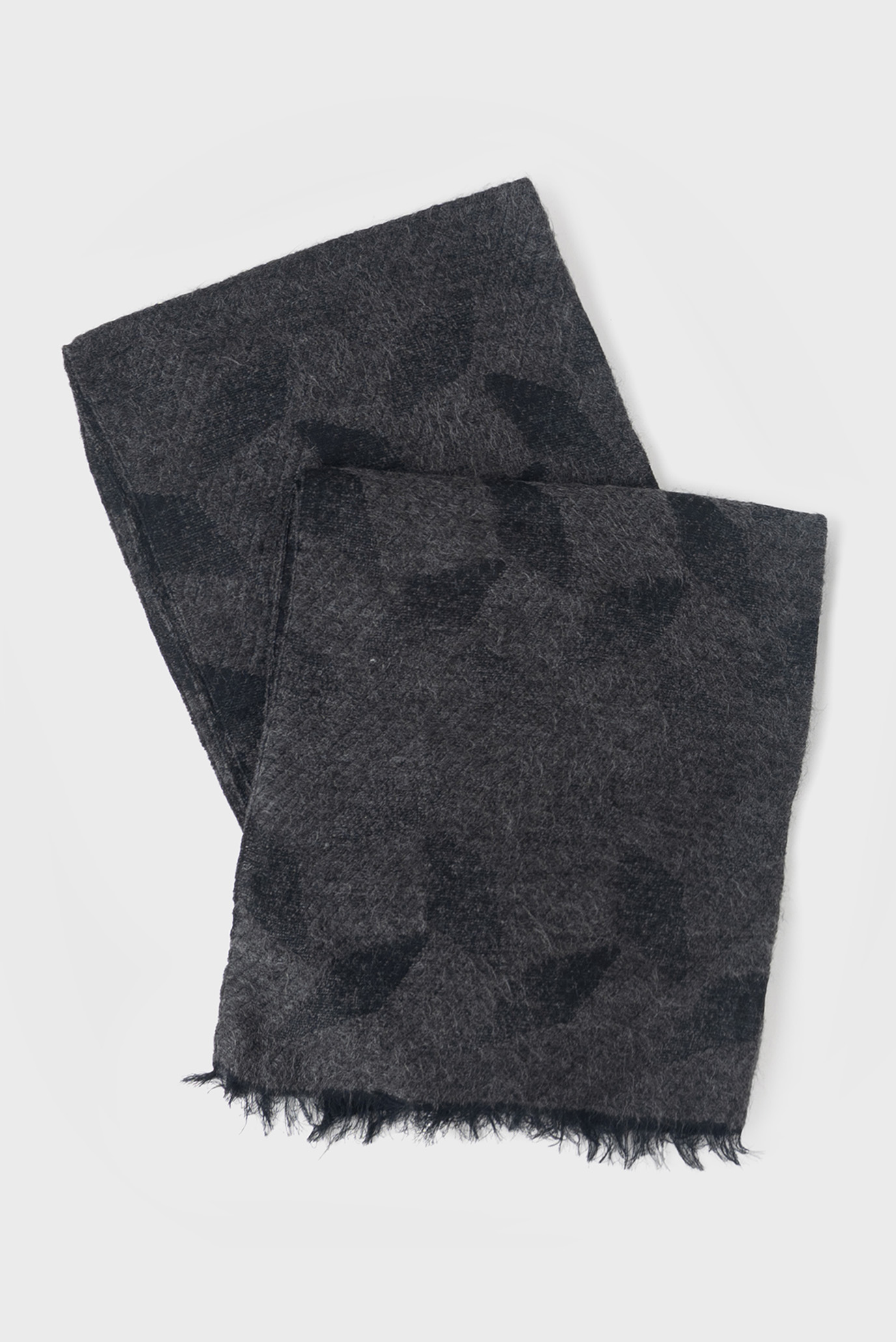 Чоловічий темно-сірий шарф 1