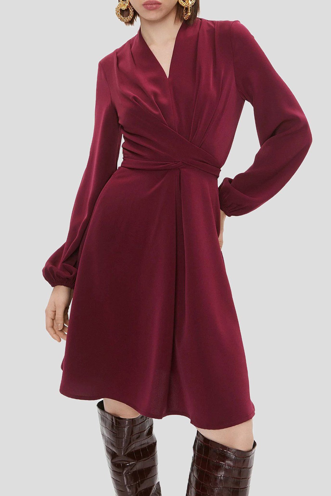 Женское бордовое платье Бордовый 2 DKNY DD3G2174 Женское бордовое платье Бордовый 2 DKNY DD3G2174