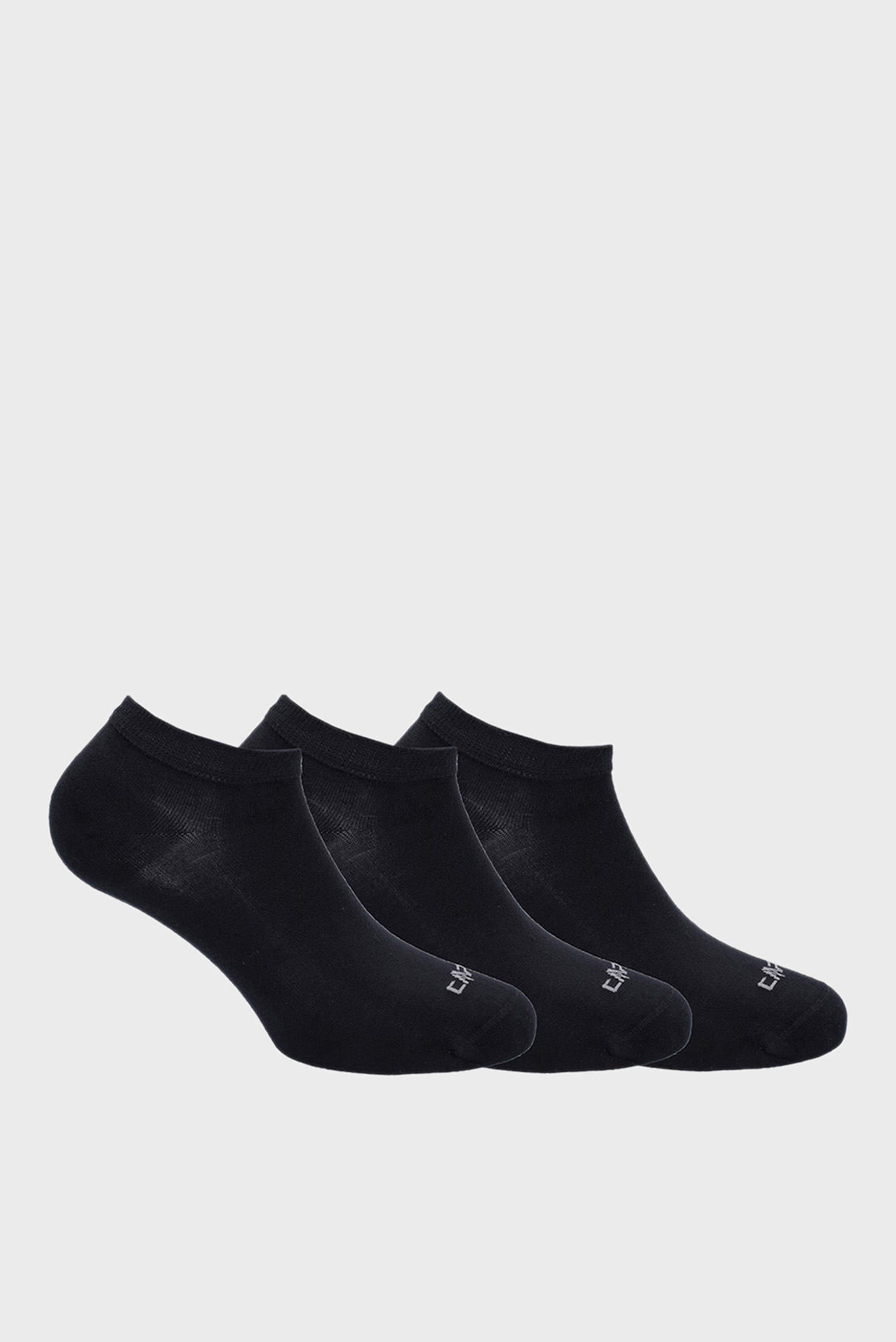 Чоловічі чорні шкарпетки (3 пари) BAMBOO INVISIBILE 1