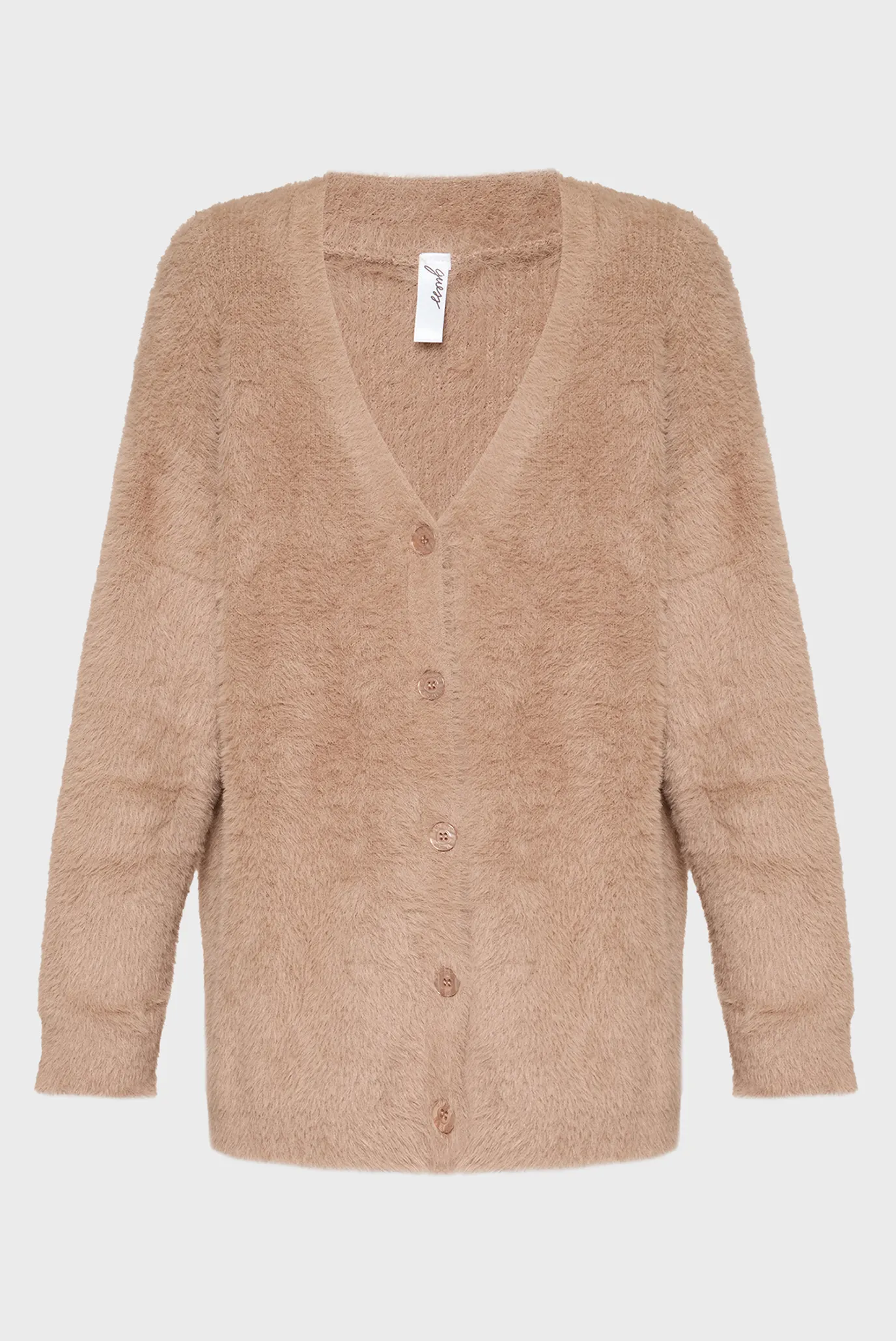 Жіночий бежевий кардиган 7