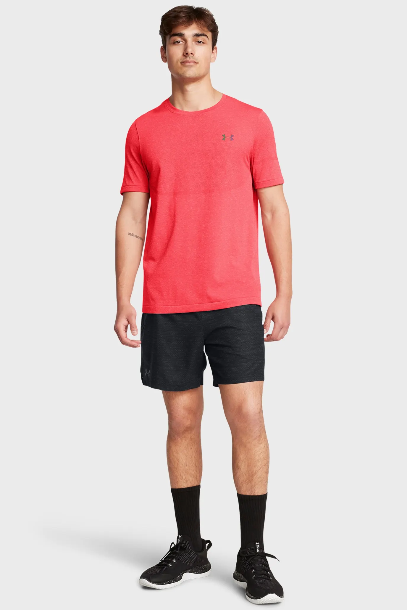 Мужская красная футболка UA Vanish Elite Seamless SS 3