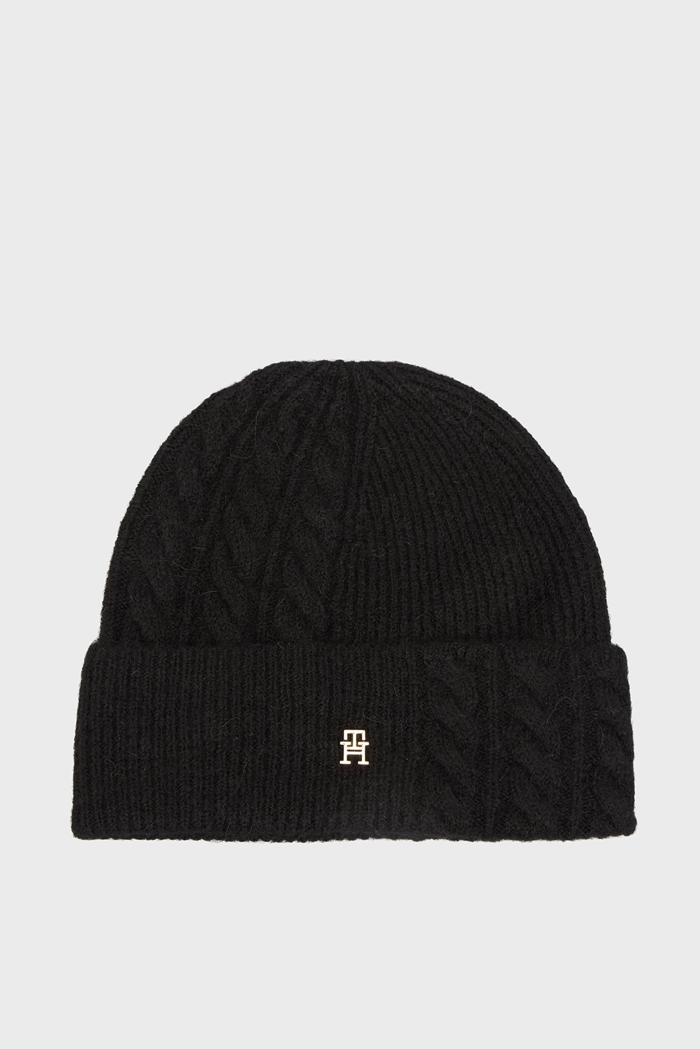 Женская черная шапка ELEVATED CHIC FLUFFY Черный ONESIZE Tommy Hilfiger AW0AW17784 Женская черная шапка ELEVATED CHIC FLUFFY Черный ONESIZE Tommy Hilfiger AW0AW17784
