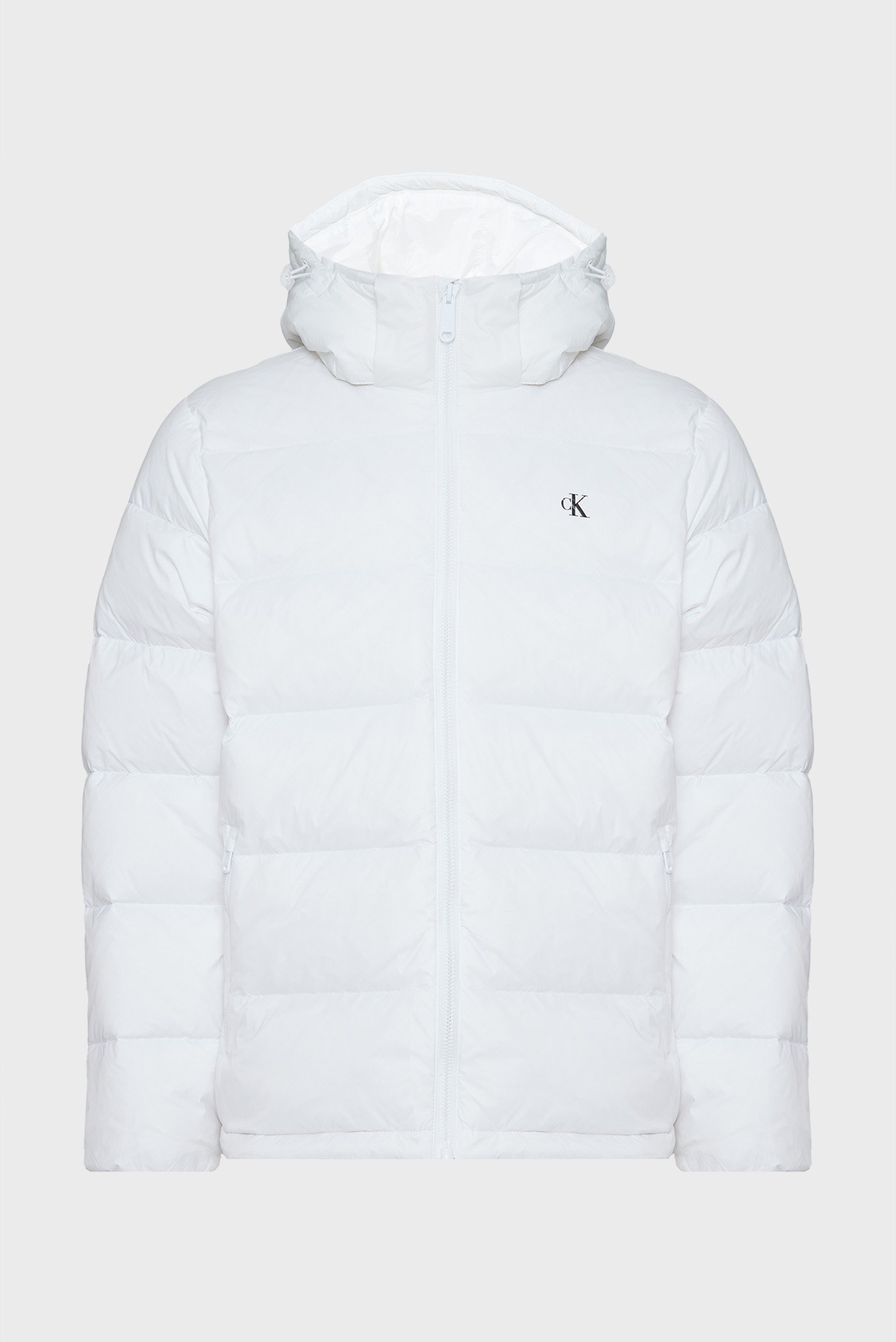 Мужской белый пуховик LS NYLON ZIP OFF Белый M Calvin Klein Jeans LV04RC518G Мужской белый пуховик LS NYLON ZIP OFF Белый M Calvin Klein Jeans LV04RC518G
