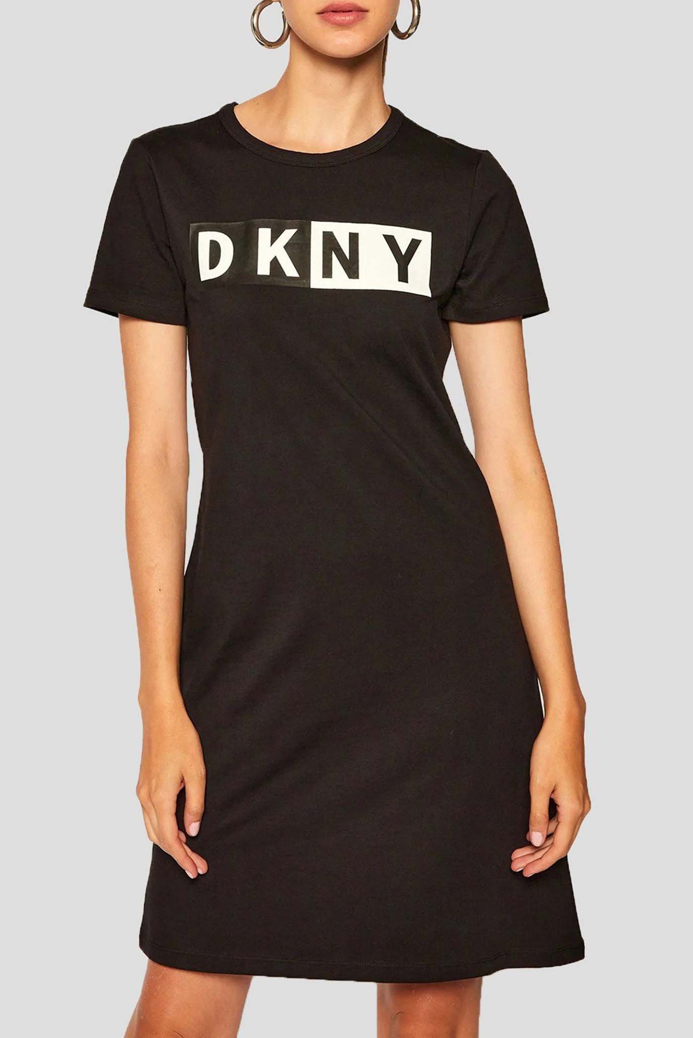 Женское черное платье Черный M DKNY DP9D4261 Женское черное платье Черный M DKNY DP9D4261