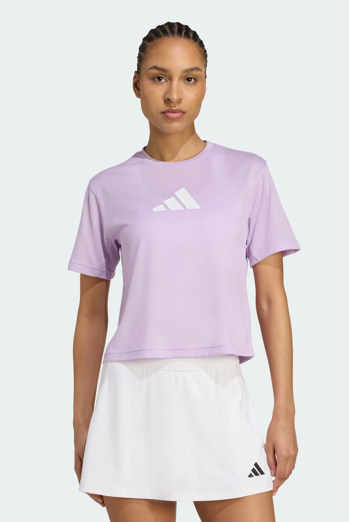 Жіноча бузкова футболка Train Essentials Big Logo Performance Training 1