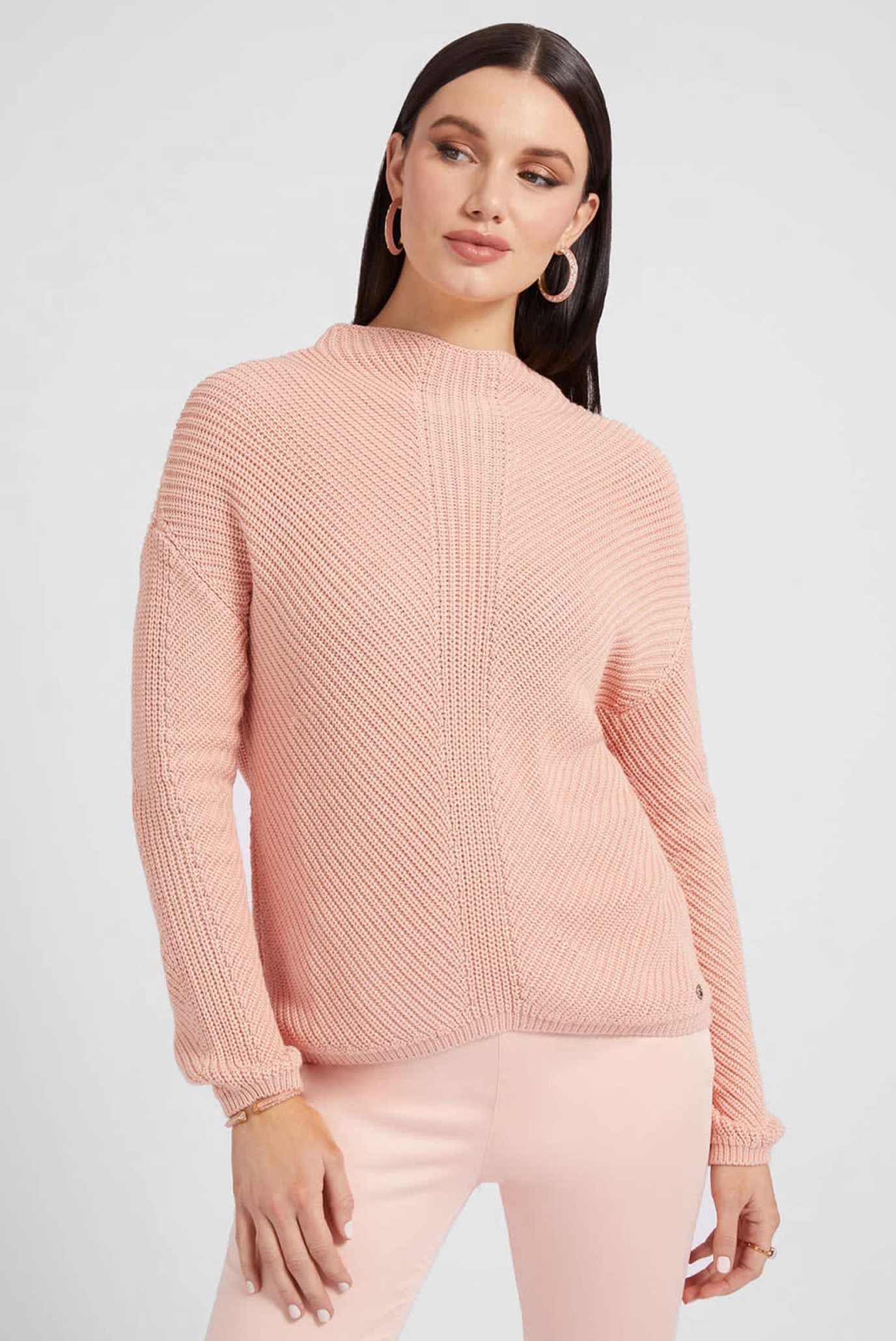 Жіночий пудровий светр ELISE 1