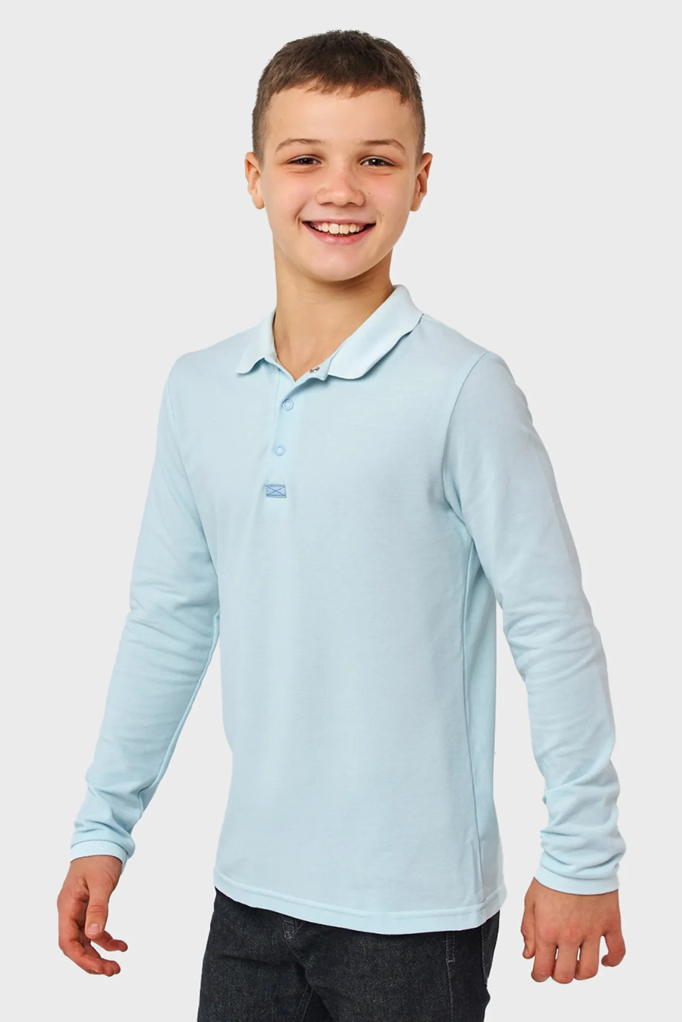 Дитяче блакитне поло 3