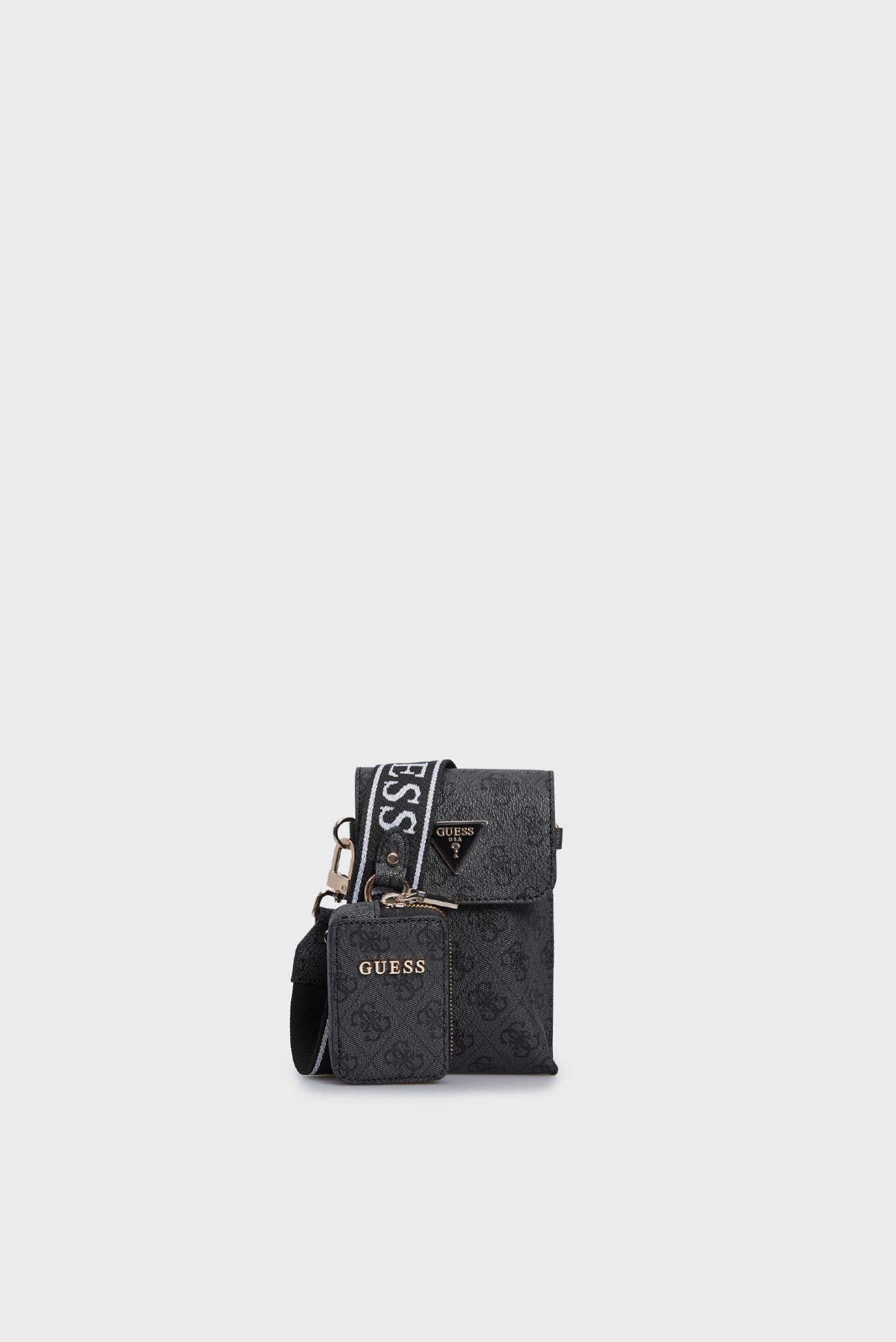 Женская темно-серая сумка с узором LATONA FLAP CHIT CHAT 1