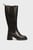 Женские черные кожаные сапоги Scilly