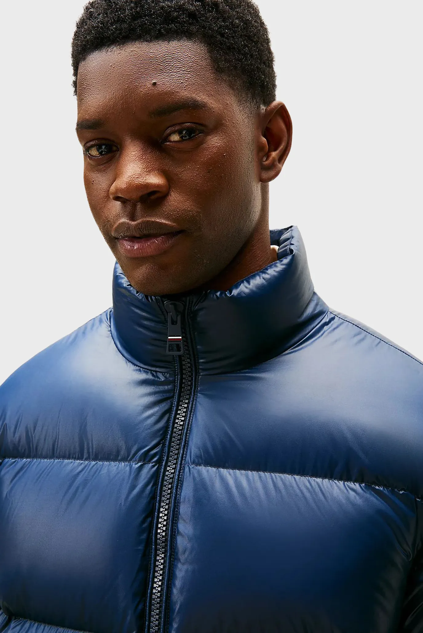 Мужской темно-синий пуховик SHINY 4