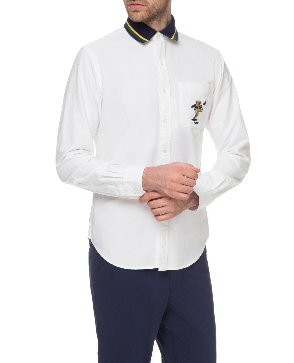 Мужская белая рубашка Custom Fit 1