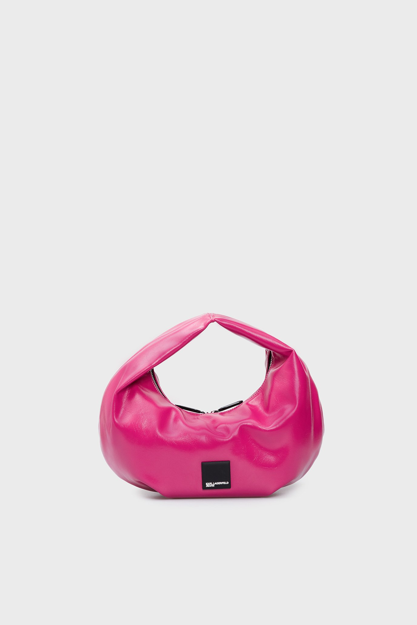 Жіноча рожева сумка BOX LOGO HOBO 1