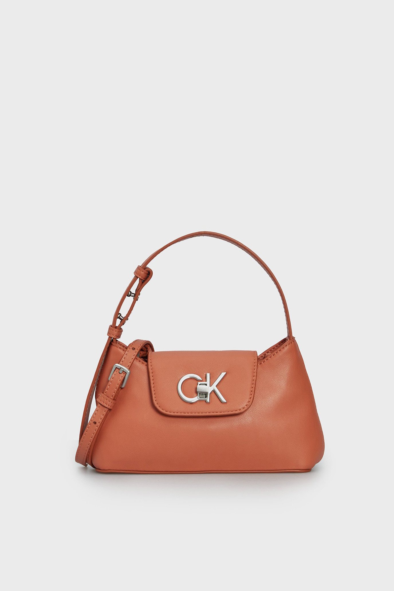 Женская оранжевая сумка RE-LOCK CROSSBODY W/FLAP SM Оранжевый ONESIZE Calvin Klein K60K610770 Женская оранжевая сумка RE-LOCK CROSSBODY W/FLAP SM Оранжевый ONESIZE Calvin Klein K60K610770