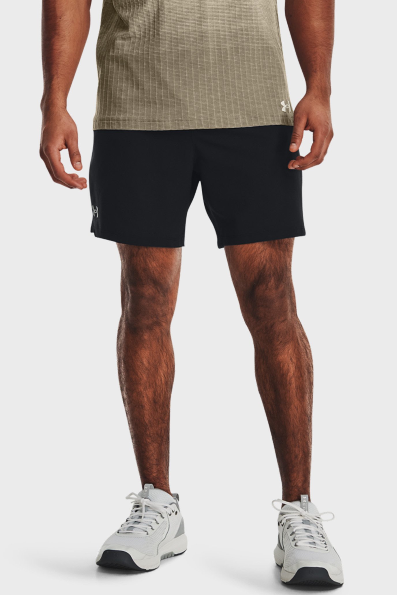 Мужские черные шорты UA Vanish Woven 6in Shorts 1