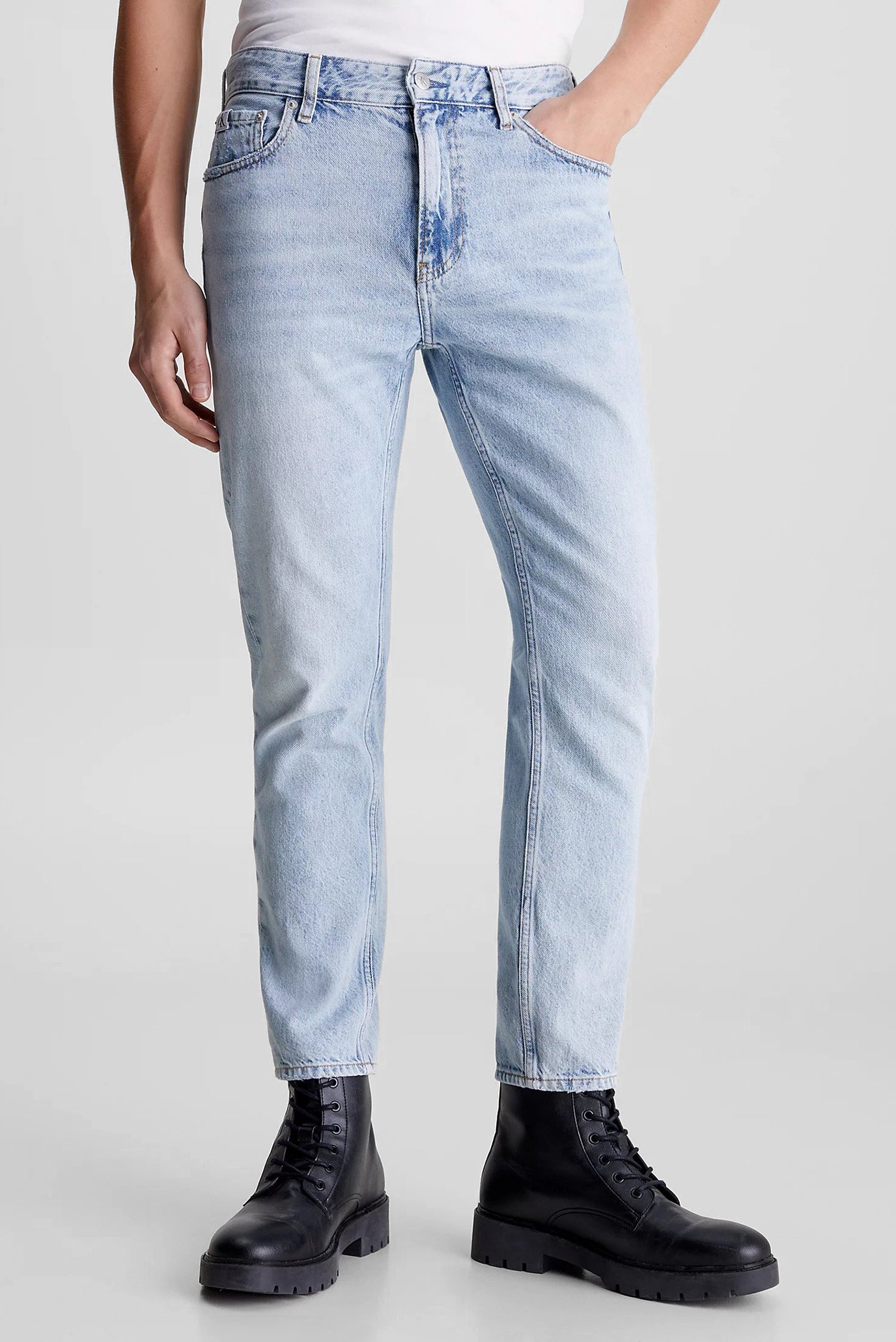 Чоловічі блакитні джинси DAD JEAN 1