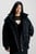 Женская черная куртка ARCHIVAL OVERSIZED HOODED BOMBER