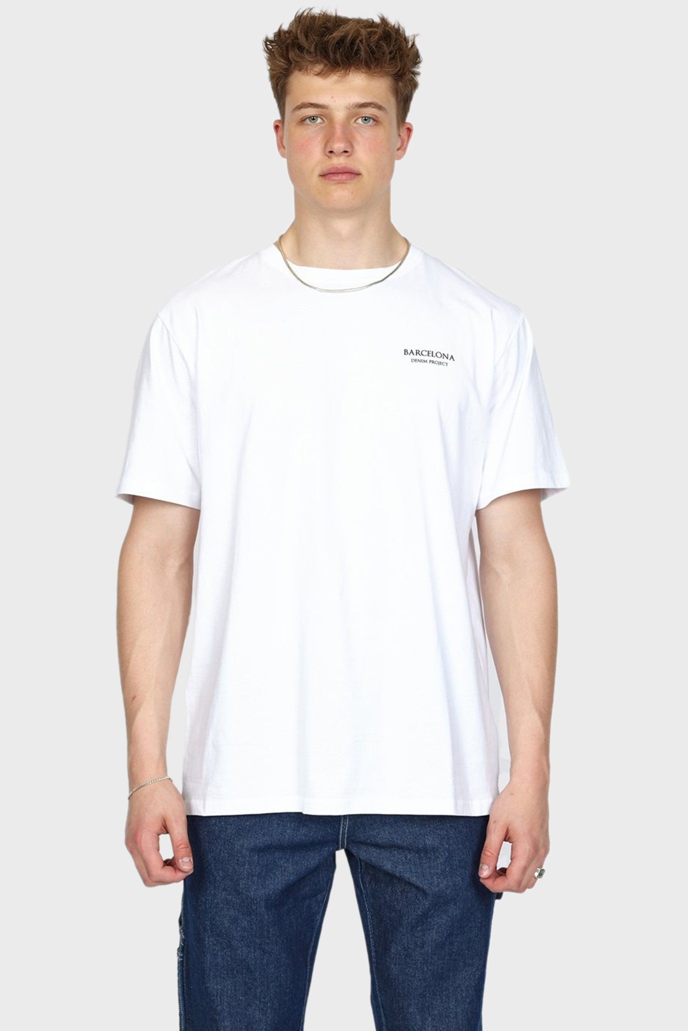 Чоловіча біла футболка DPBarcelona Fruit Tee 1