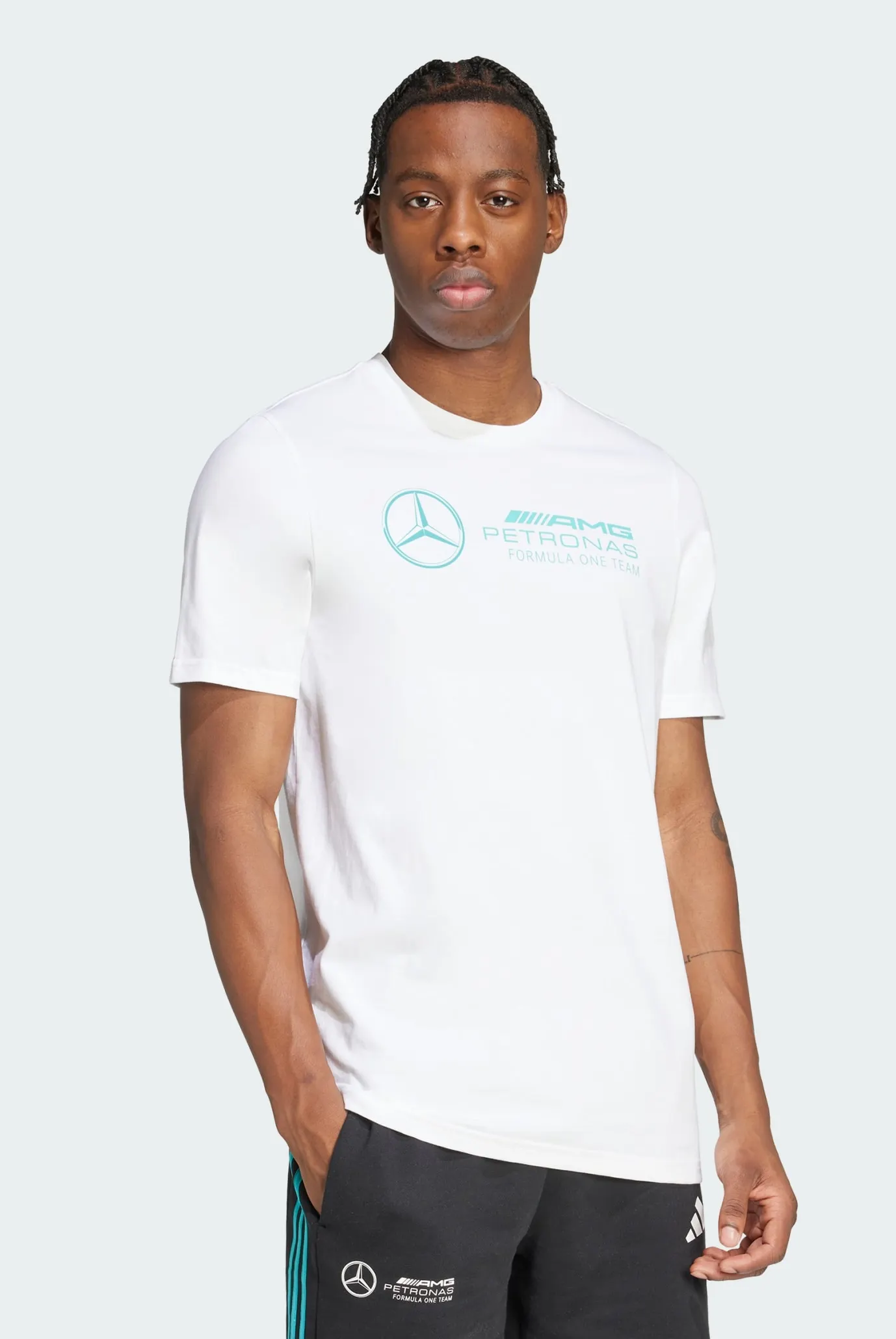 Чоловіча біла футболка Mercedes - AMG Petronas Formula One Team DNA Graphic 2