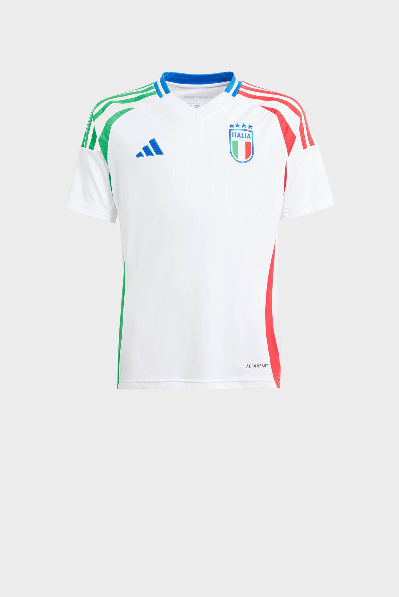 Дитяча біла футболка Italy 24 Away Kids 1