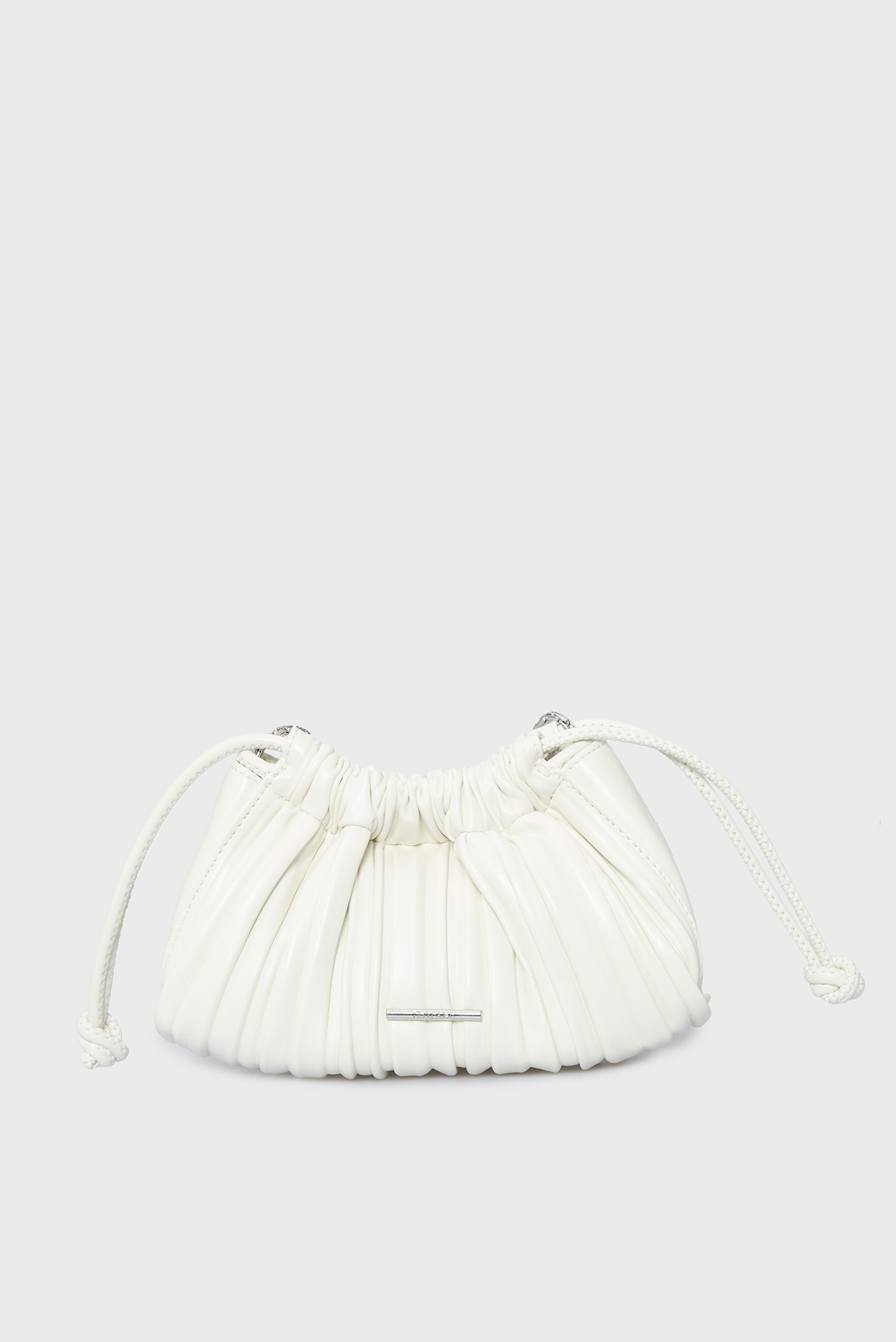 Женская белая сумка PLISSE MINI DRAWSTRING Белый ONESIZE Calvin Klein LV04F3077G Женская белая сумка PLISSE MINI DRAWSTRING Белый ONESIZE Calvin Klein LV04F3077G