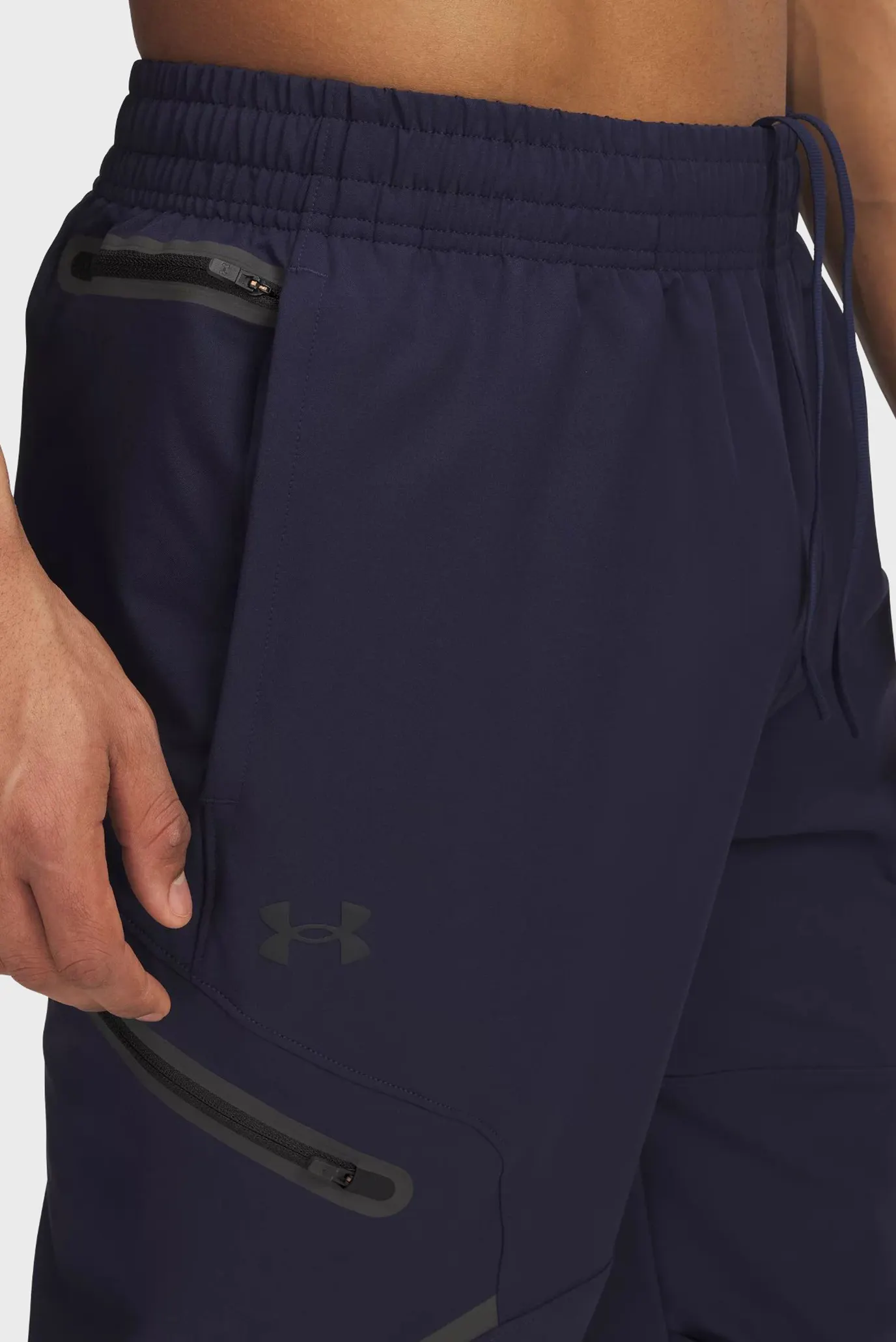 Чоловічі темно-сині спортивні штани UA Unstoppable Cargo Pant 4