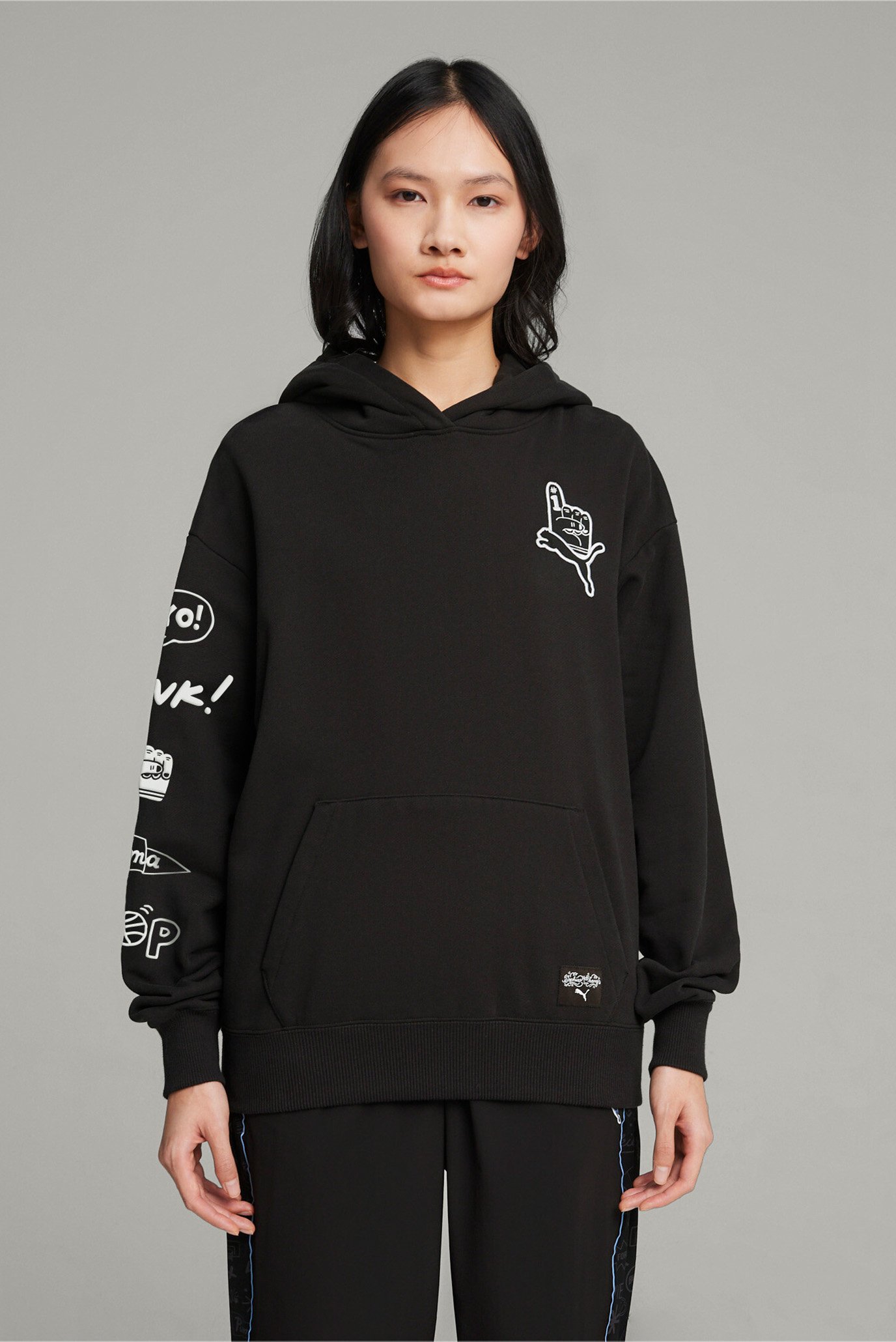 Женское черное худи PUMA x SOPHIA CHANG Women's Hoodie 1