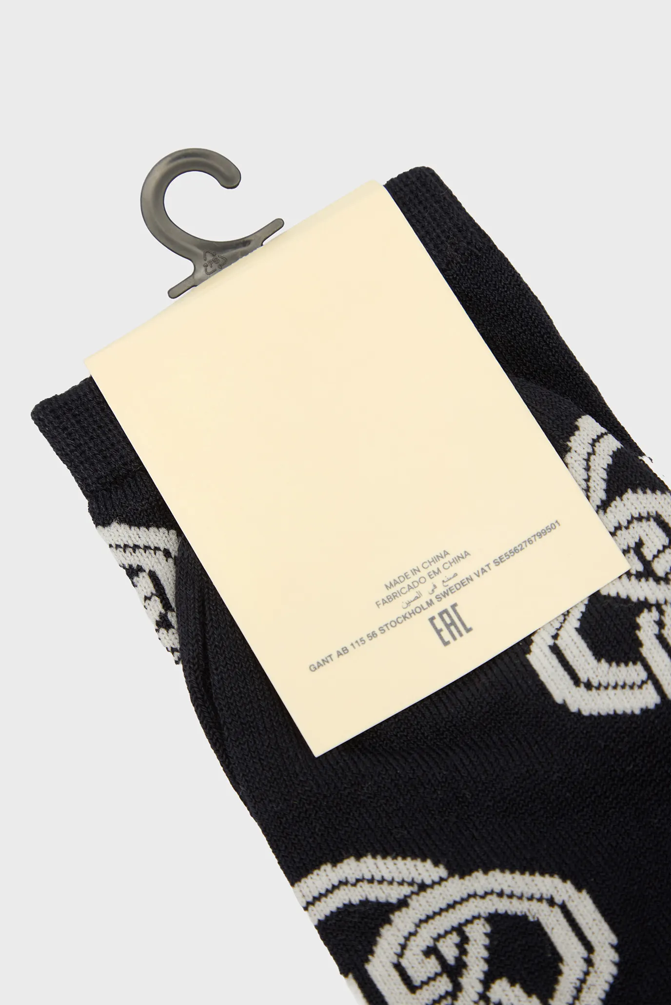 Жіночі темно-сині шкарпетки з візерунком MONOGRAM SOCKS 2