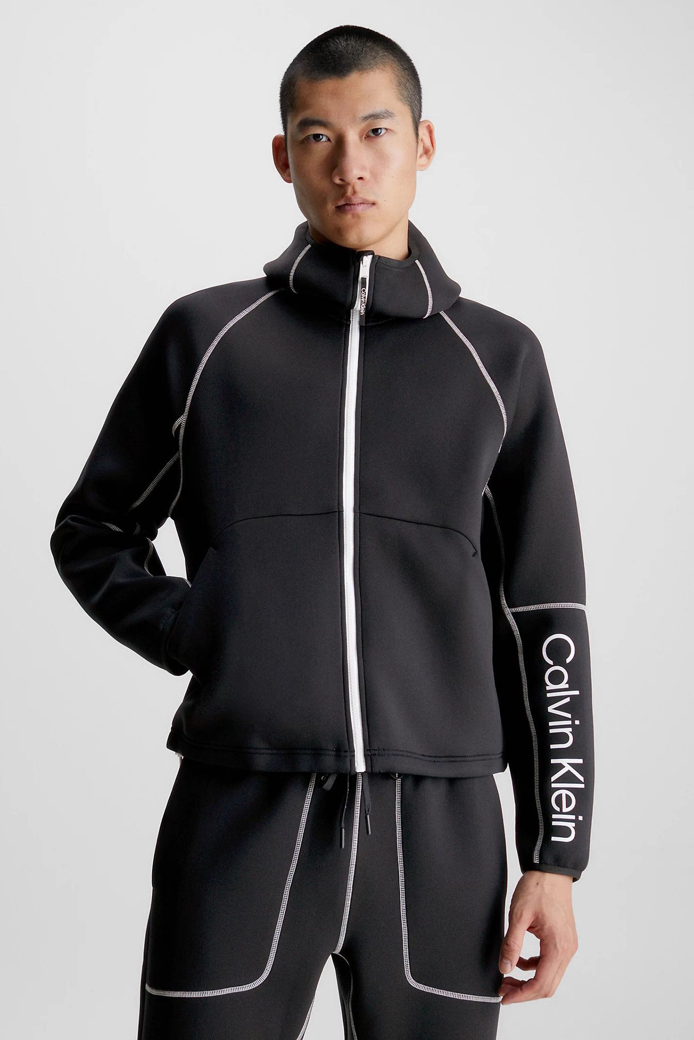 Мужское черное худи PW SWEAT HOODIE 1