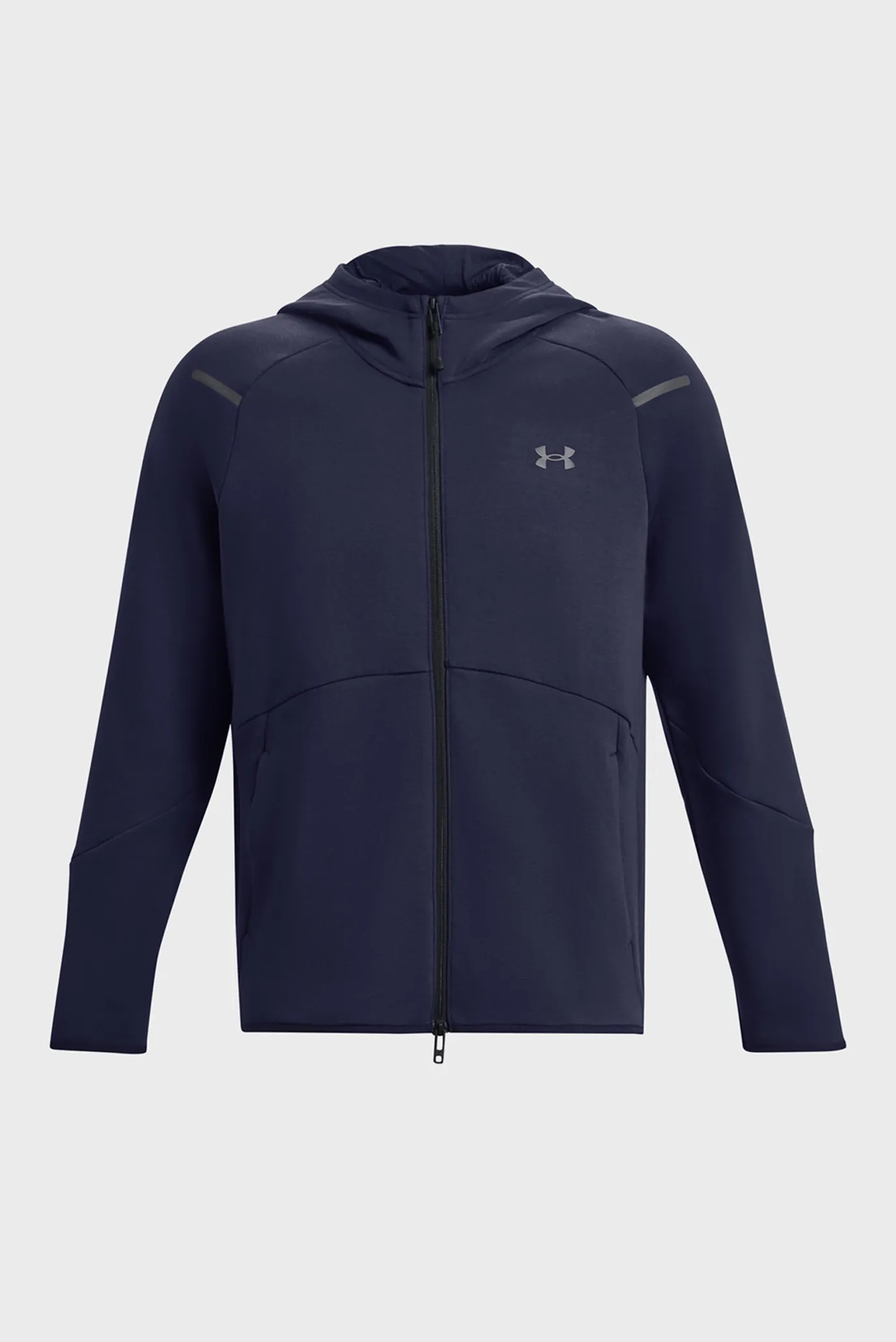 あ Мужское темно-синее худи UA Unstoppable Flc FZ Under Armour