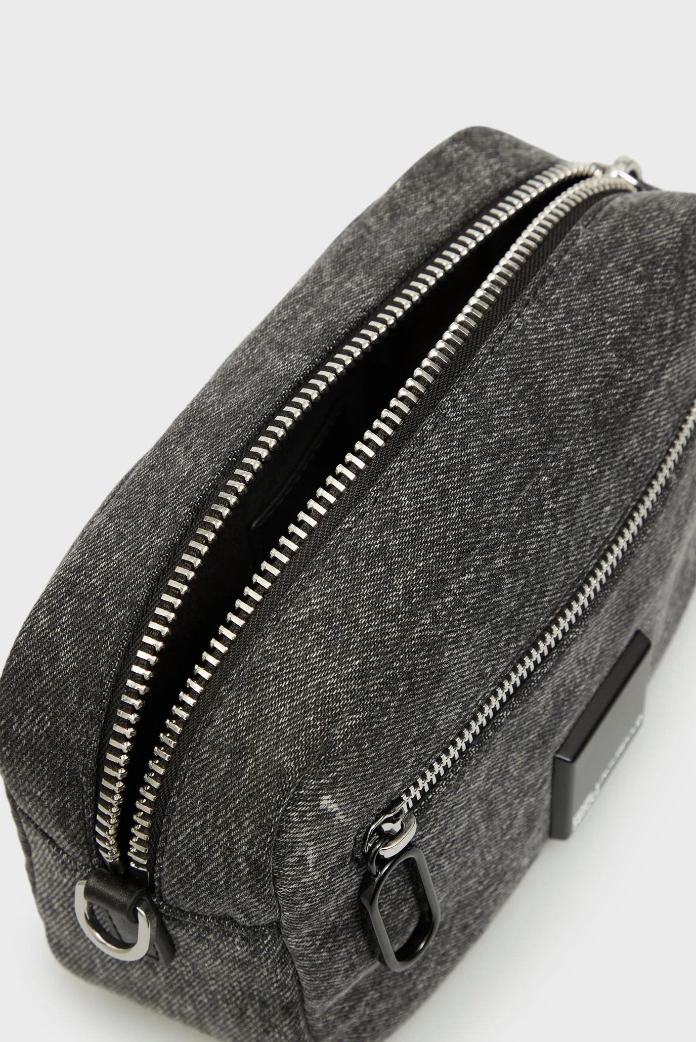 Жіноча темно-сіра джинсова сумка box 5