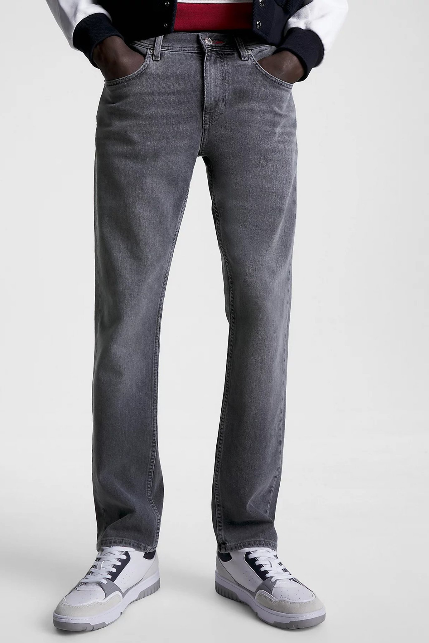 Чоловічі сірі джинси STRAIGHT DENTON STR STEELER GREY 1