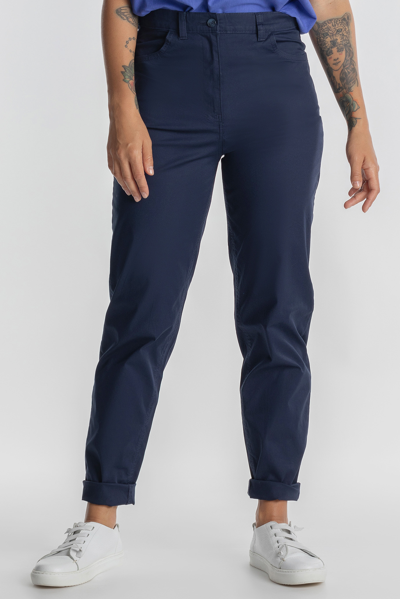 Женские темно-синие брюки 1