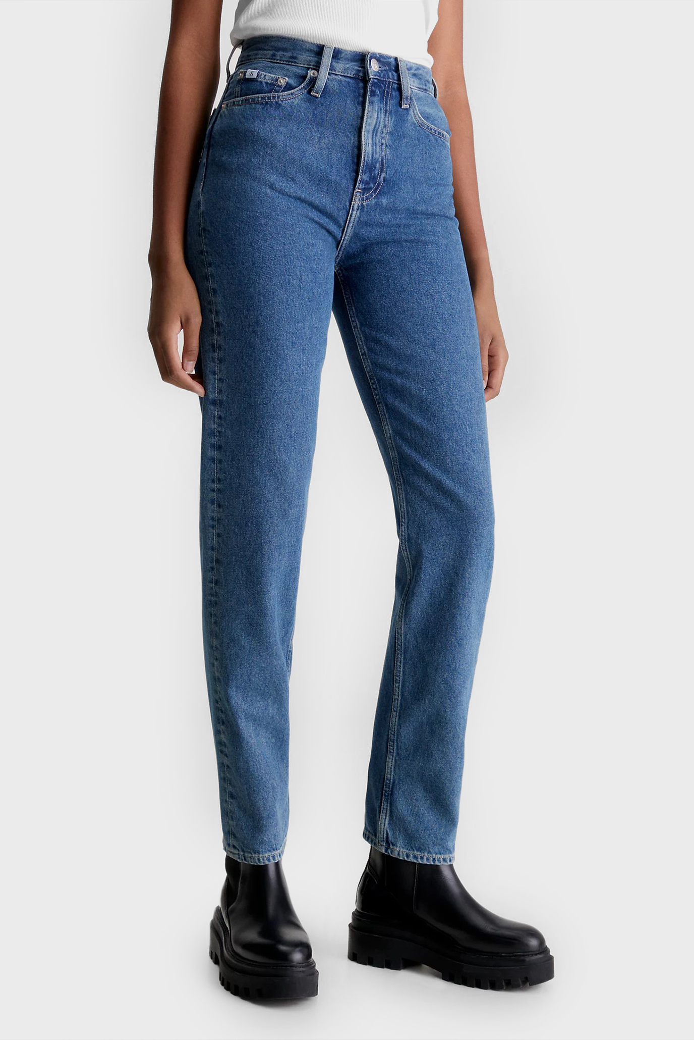Жіночі сині джинси AUTHENTIC SLIM STRAIGHT 1