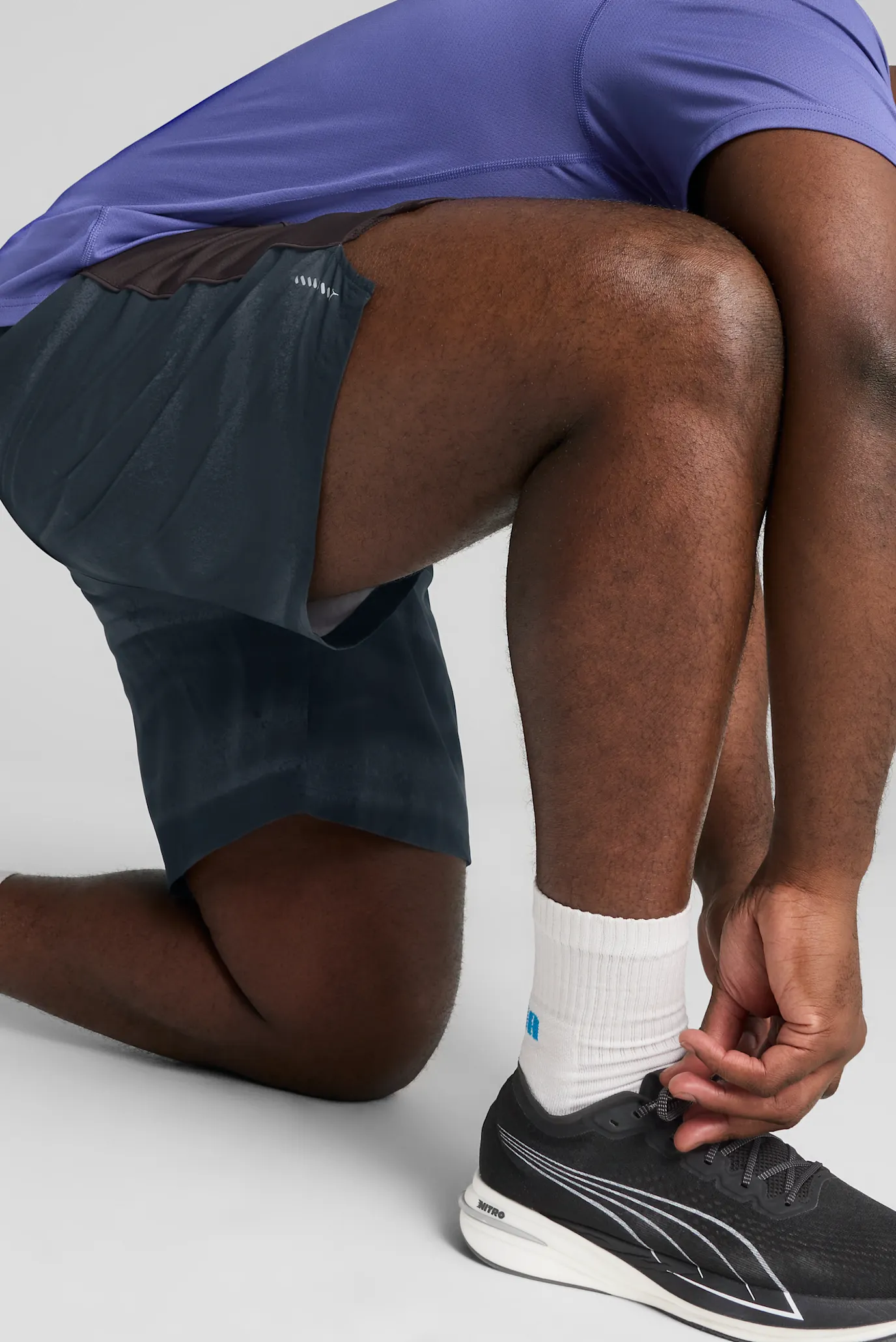 Мужские черные шорты VELOCITY All-Over Print 7