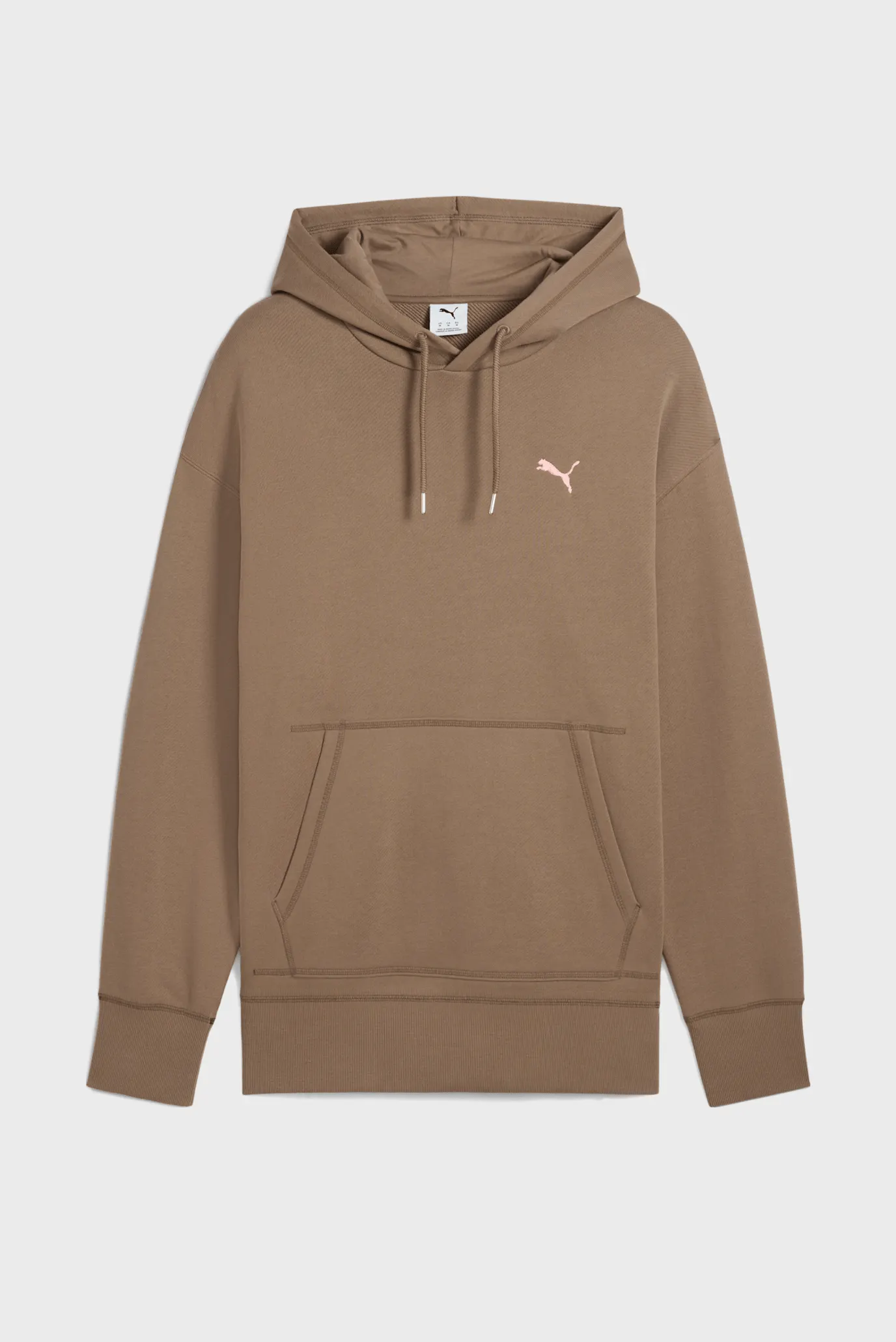 Коричневое худи PREMIUM ESS Relaxed Graphic Hoodie Unisex (унисекс