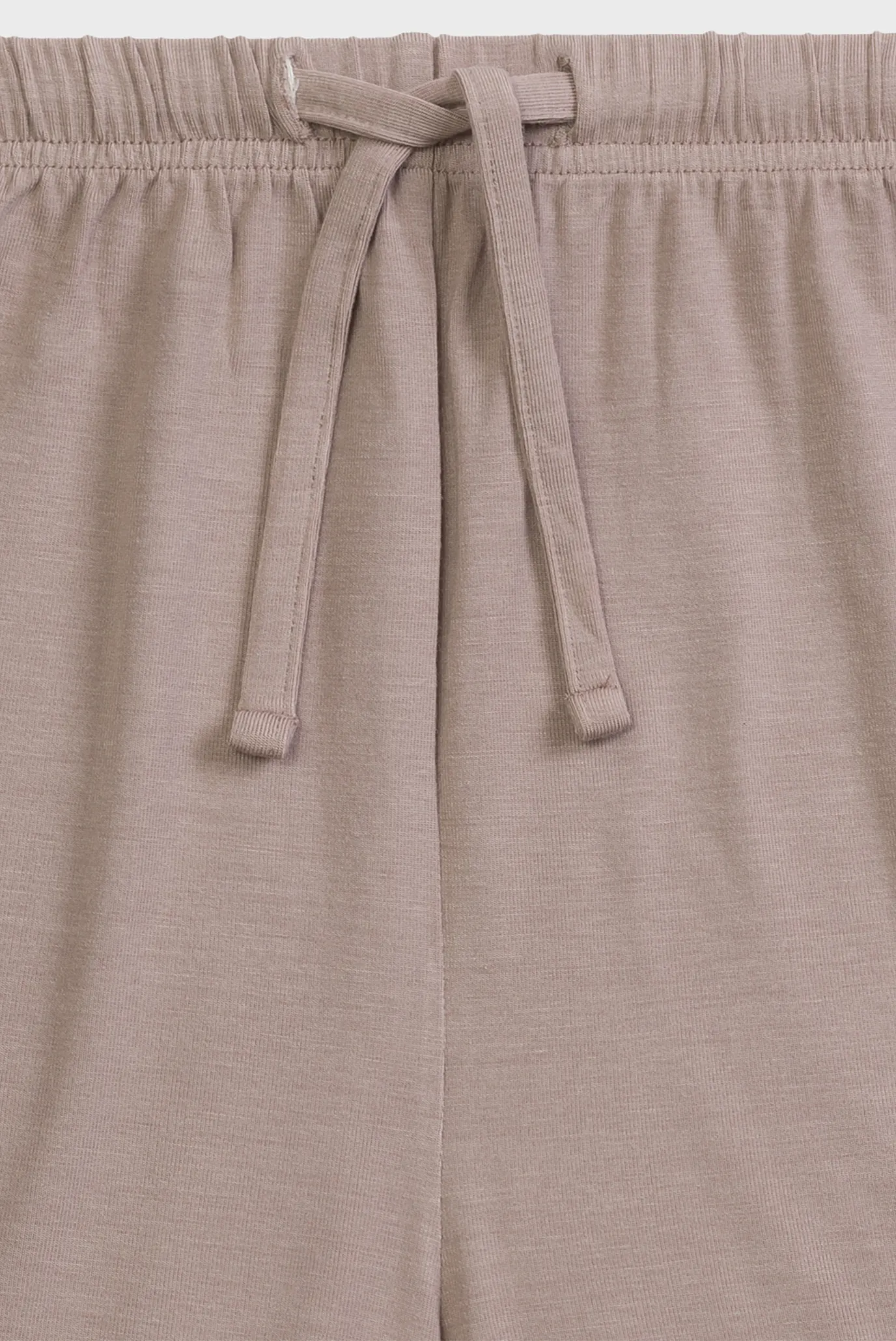 Жіноча бежева піжама (сорочка, шорти) 4