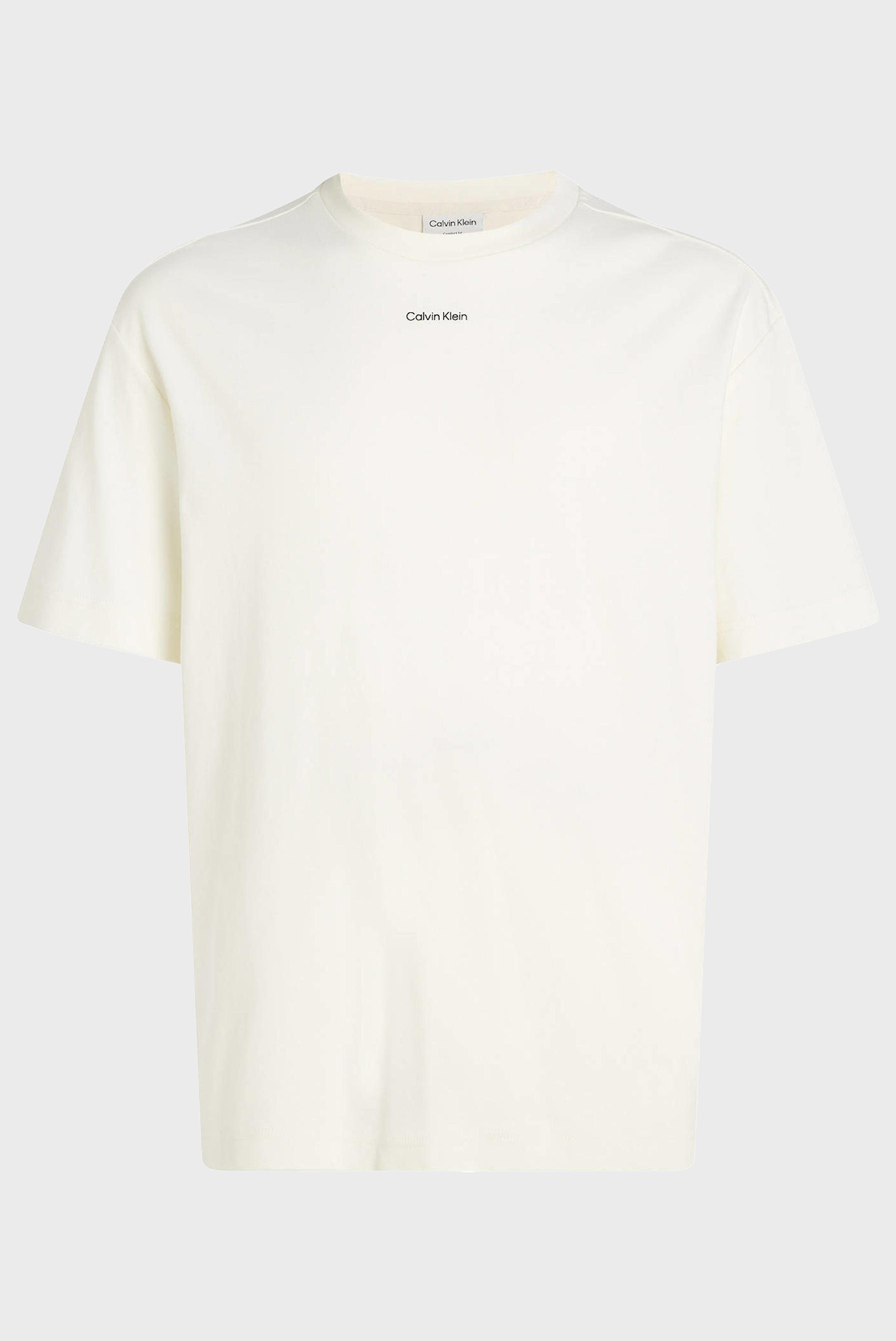 Мужская белая футболка NANO LOGO INTERLOCK 1