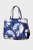 Женская синяя сумка с узором DARLA