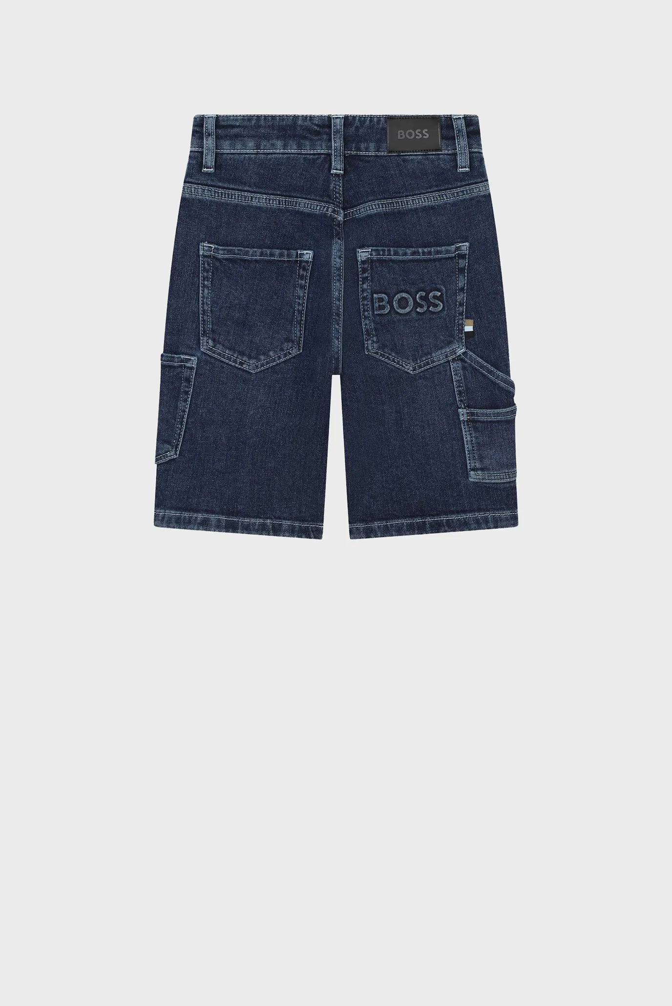 Детские темно-синие джинсовые шорты 2