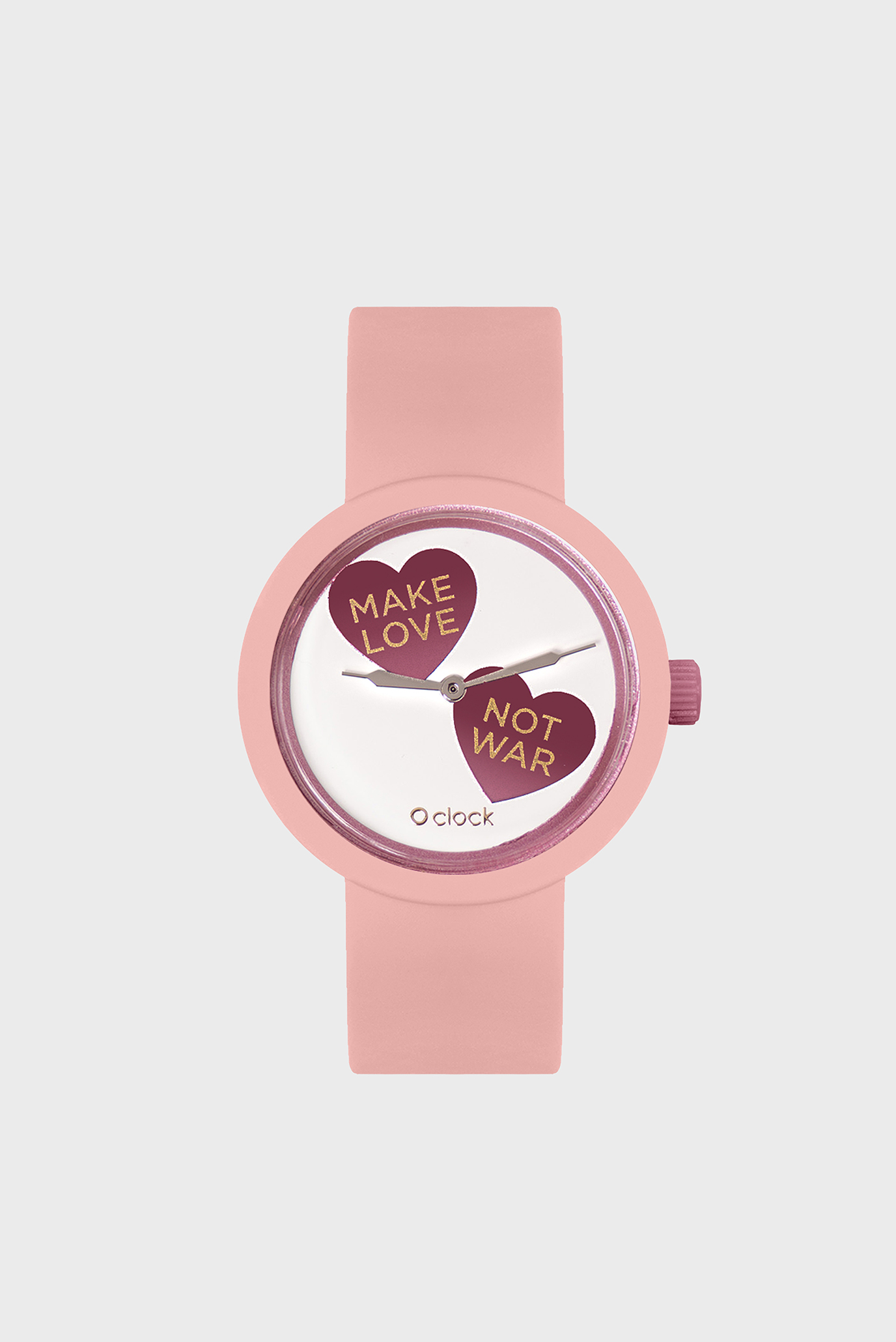 Женские розовые часы O clock 3743 1