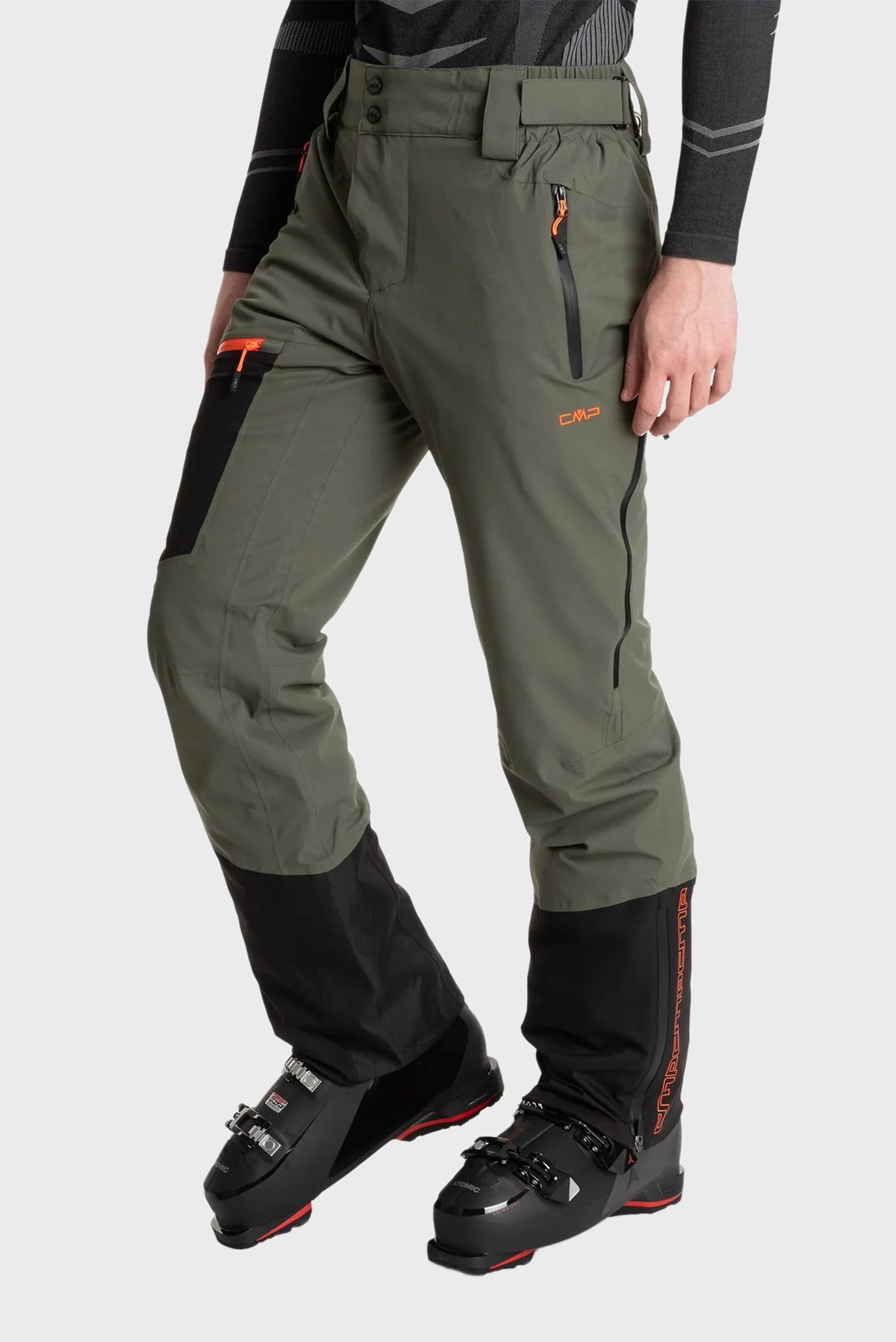 Мужские оливковые лыжные брюки FREE RIDE TWILL Оливковый 52 CMP 34W2027-E943 Мужские оливковые лыжные брюки FREE RIDE TWILL Оливковый 52 CMP 34W2027-E943