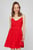 Женское красное платье TJW ESSENTIAL STRAP DRESS