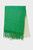Жіночий зелений вовняний шарф