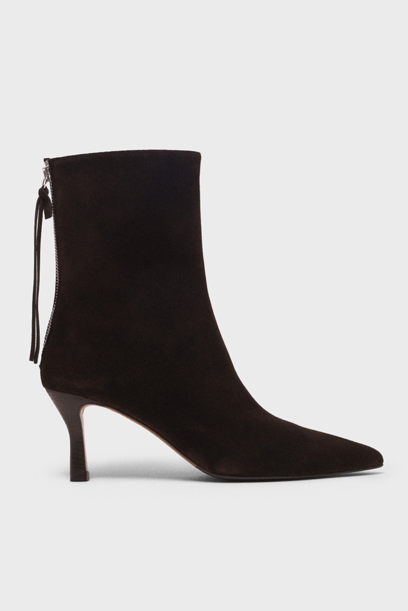 Женские темно-коричневые замшевые ботильоны Коричневый 37 MAJE MFACH00828_Dark brown Женские темно-коричневые замшевые ботильоны Коричневый 37 MAJE MFACH00828_Dark brown