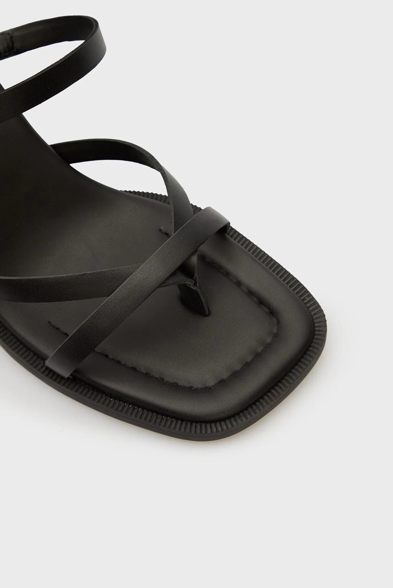 Жіночі чорні шкіряні мюлі THE SOHO SANDAL 4
