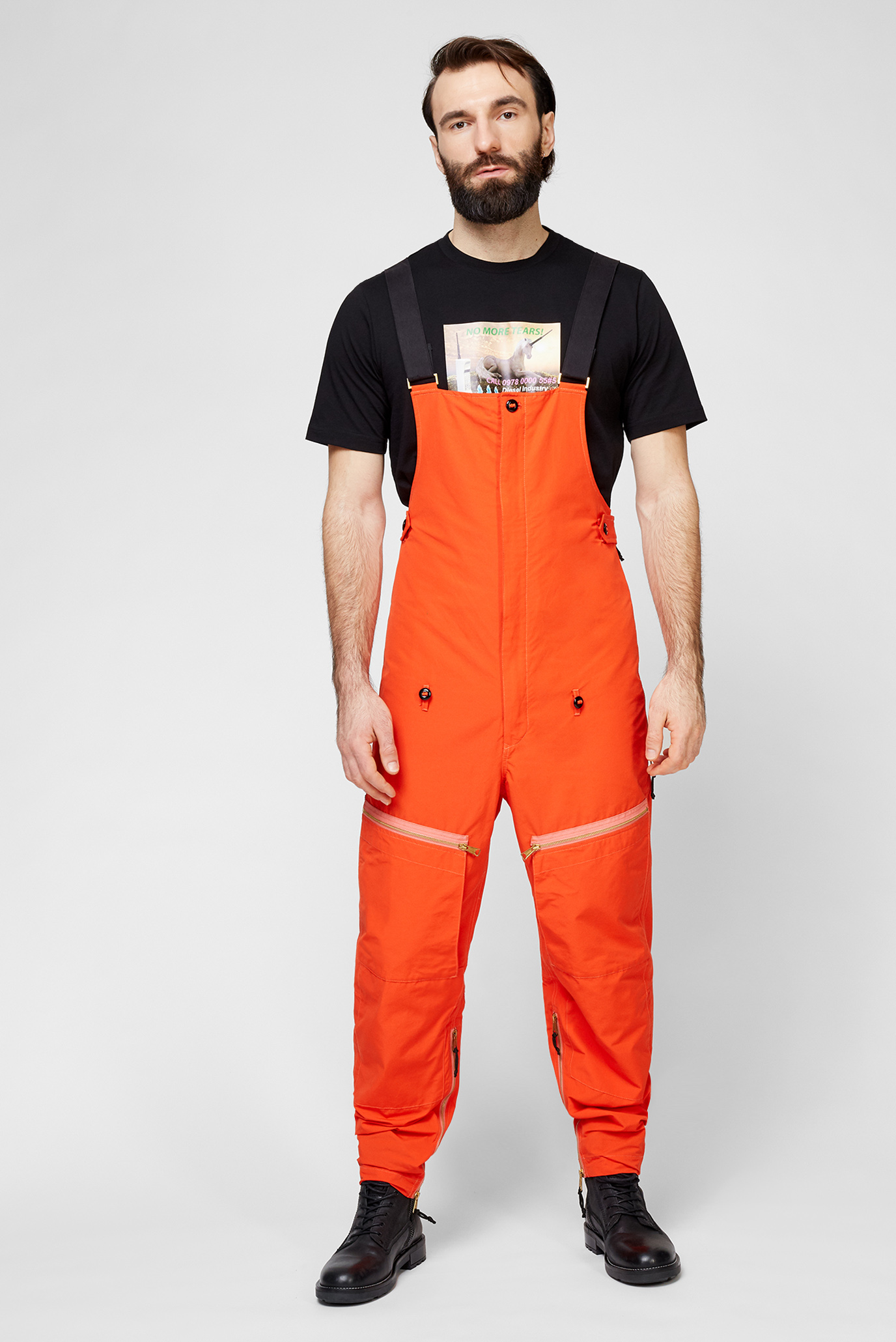 Мужской оранжевый комбинезон JUMP TROUSERS 1