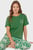 Женская зеленая футболка VELY