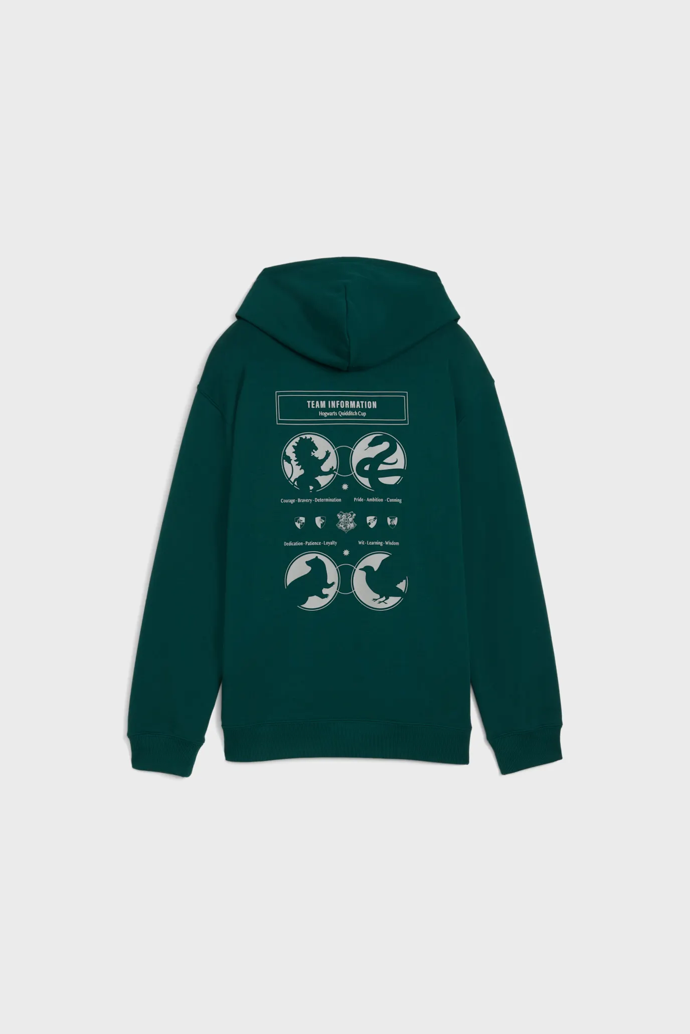Детское зеленое худи PUMA x HARRY POTTER Relaxed Graphic Hoodie Youth 5